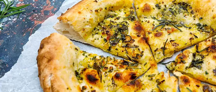 Garlic Bread Pizza Without Cheese 