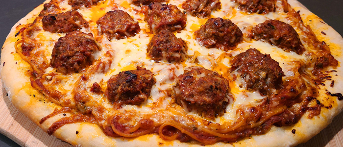 Meatball Special Pizza  8" 