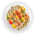 Large Chicken Kebab Meal 